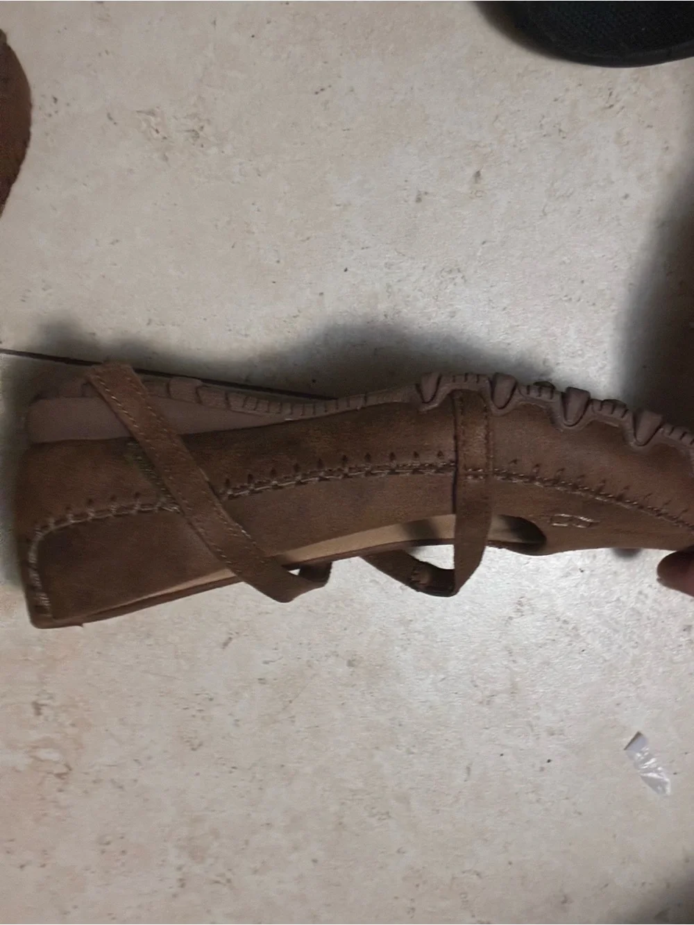 Skechers girls 5 Relaxed Fit Brown Mary Jane Shoes Air-Cooled Memory Foam 23005